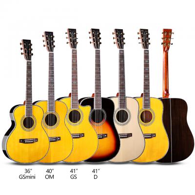 云杉玫瑰木一经典全单D45